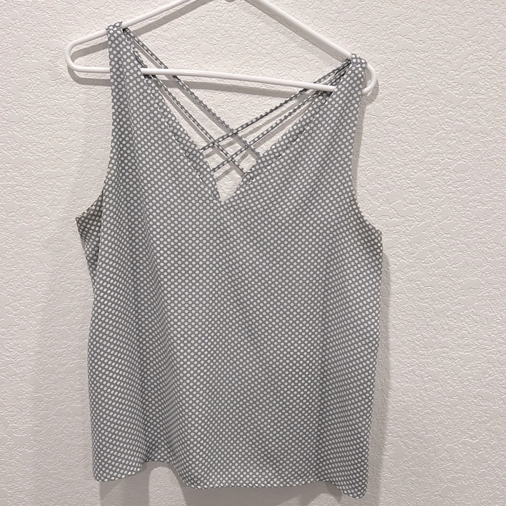 Express Polka Dot Tank Top